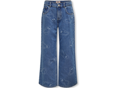 Kids ONLY medium blue denim smile wide jeans